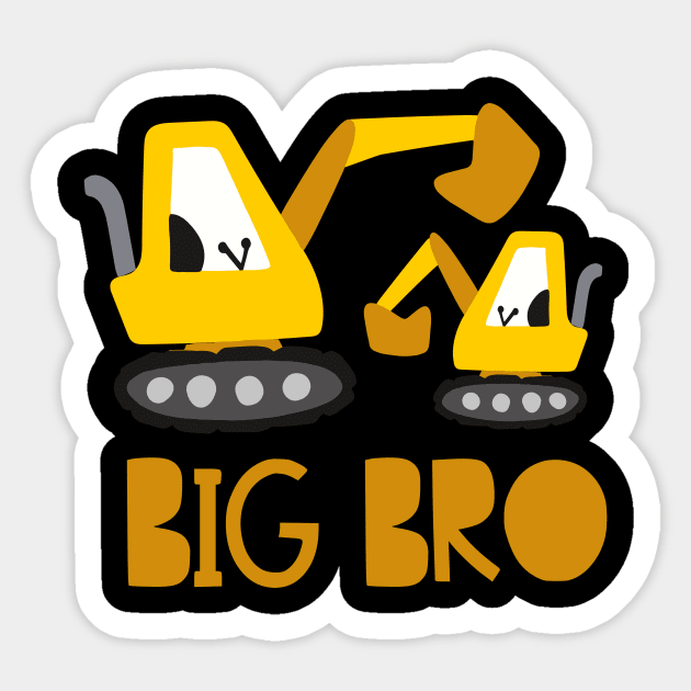 Young Big Brother Excavator Announce Youngsters Sticker by alpmedia